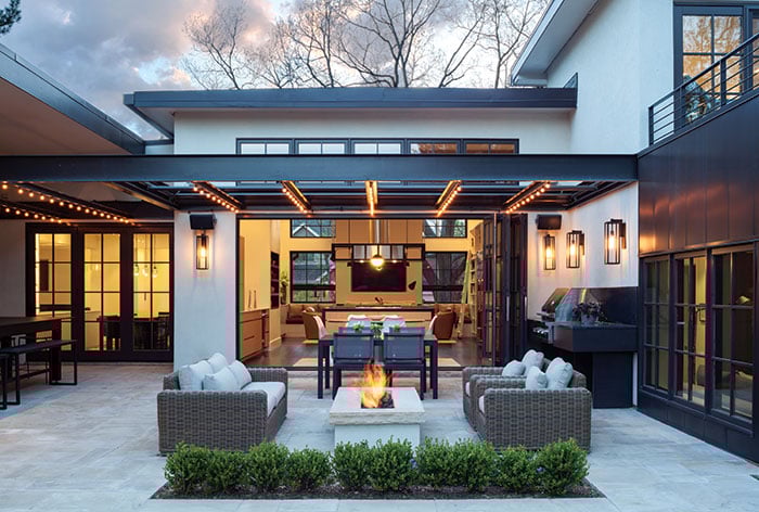 Central Courtyard This Is Us Denver Home By Architect Carlos Alvarez Colorado Homes And Lifestyles Magazine Photo By Emily Minton Redfield